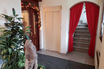 Interior entrance