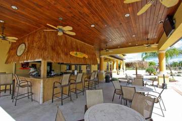 Poolside bar