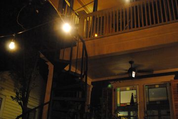 Front of property - evening/night