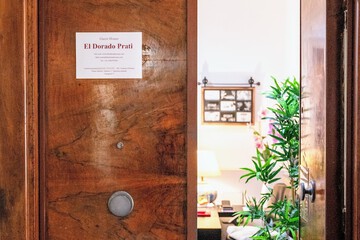 Interior entrance