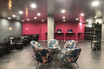 Lobby sitting area