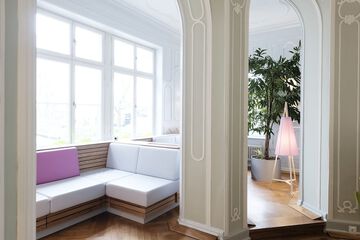 Lobby sitting area