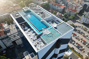 Rooftop pool