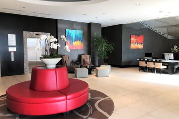 Lobby sitting area