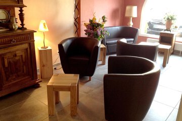 Lobby sitting area
