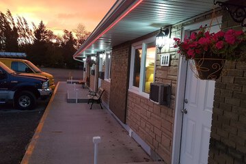 Front of property - evening/night