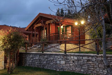 Front of property - evening/night