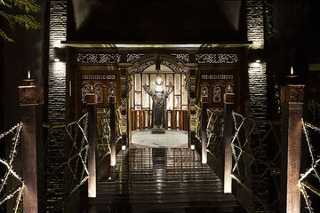 Interior entrance