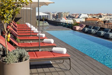 Rooftop pool