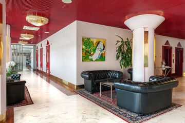 Lobby sitting area