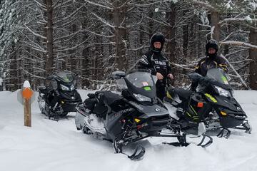Snowmobiling