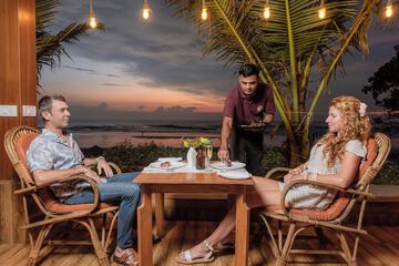 Couples dining