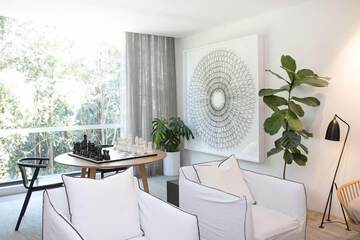 Lobby sitting area