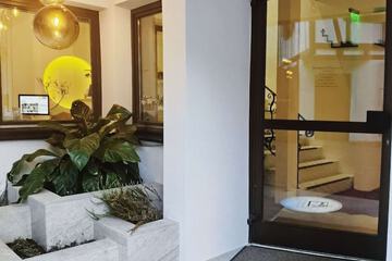 Interior entrance
