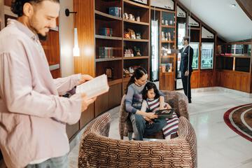 Lobby sitting area