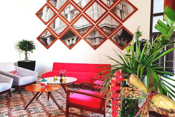 Lobby sitting area