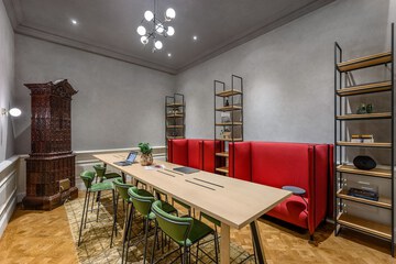 Lobby sitting area