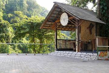 Outdoor wedding area