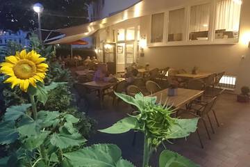 Front of property - evening/night