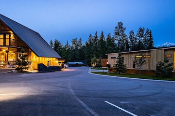 Front of property - evening/night
