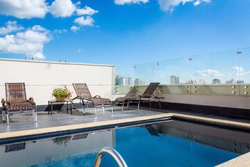 Rooftop pool
