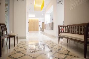 Interior entrance