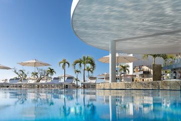 Swim-up bar