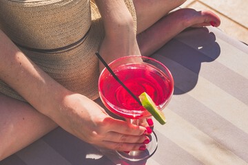 Poolside bar