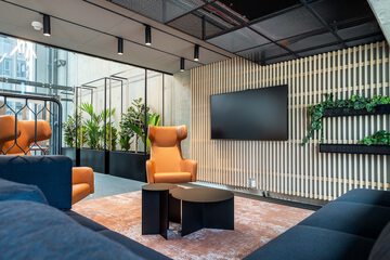 Lobby sitting area