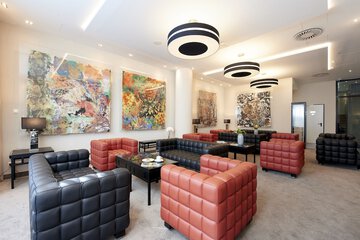 Lobby sitting area