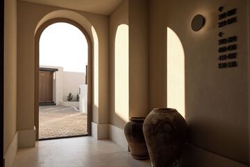 Interior entrance