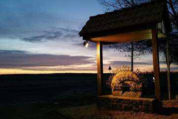 Front of property - evening/night