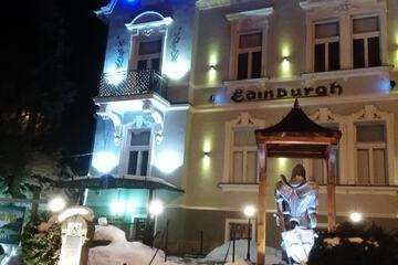 Front of property - evening/night