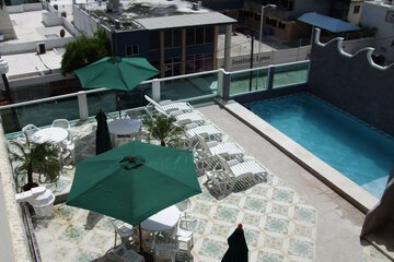 Rooftop pool