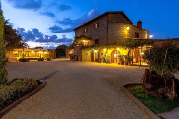Front of property - evening/night