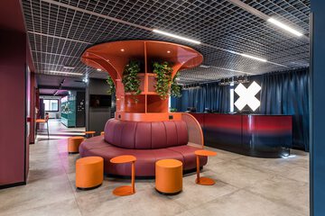 Lobby sitting area