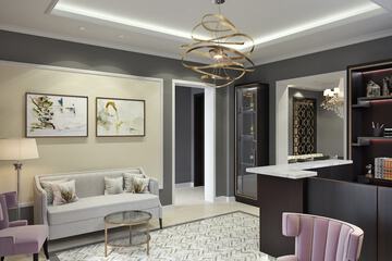 Lobby sitting area