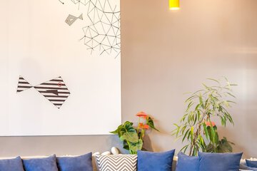 Lobby sitting area
