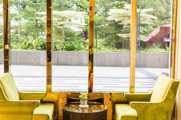 Lobby sitting area