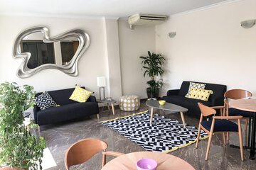 Lobby sitting area
