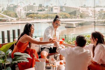 Poolside bar