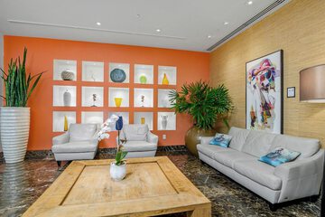 Lobby sitting area