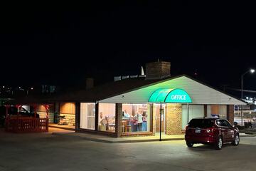 Front of property - evening/night