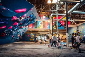 Rock climbing wall - indoor