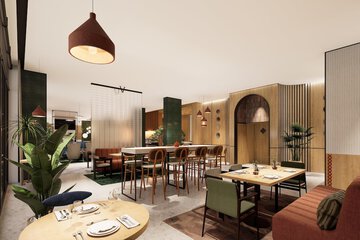 Breakfast area