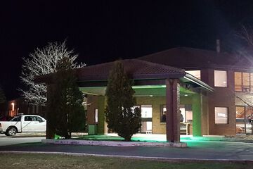 Front of property - evening/night