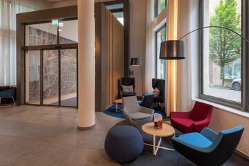 Interior entrance