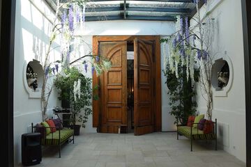 Interior entrance