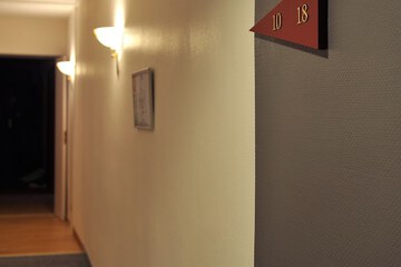 Interior entrance