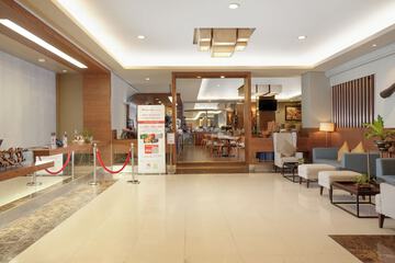 Lobby sitting area